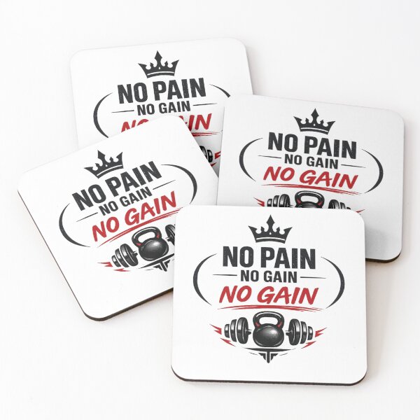 Item preview, NO PAIN NO GAIN  Motivation Gym Quote design. designed and sold by arifali786.