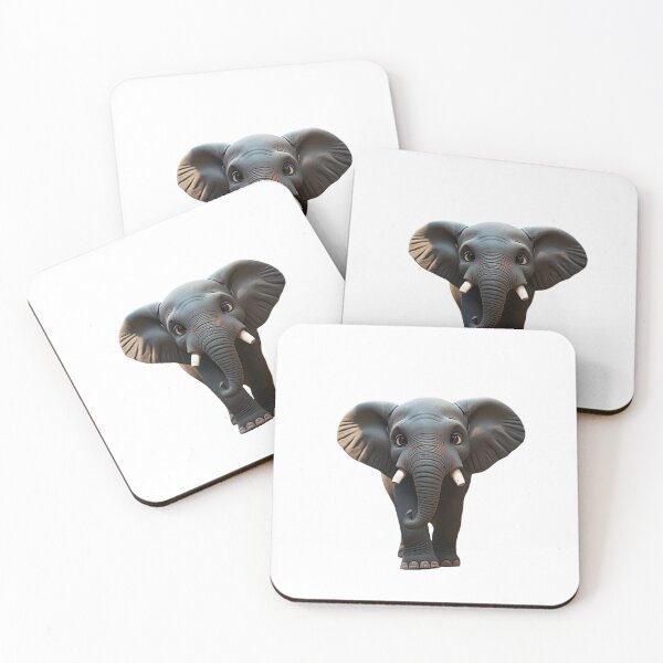 Item preview, Cute Baby Elephant Art designed and sold by andreavlad.