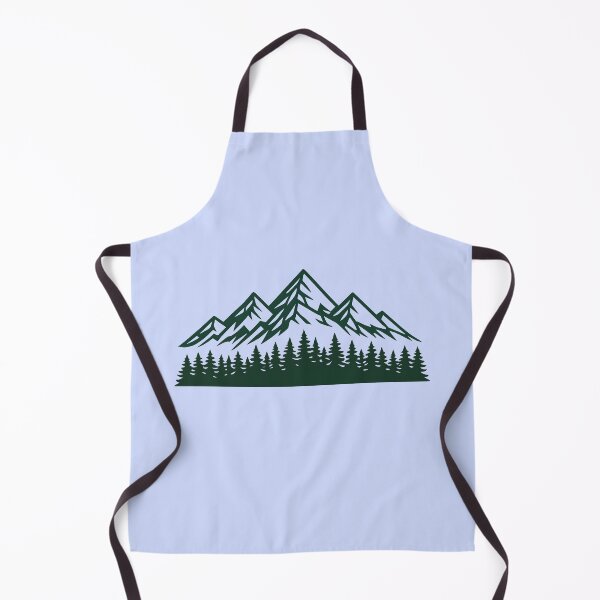 Item preview, Minimalist Mountain Pine Forest — Outdoor Hiking Adventure Art designed and sold by KawaiiOrbit.