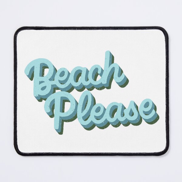 Item preview, Beach Please Retro 3D Typography - Vintage Summer Slogan designed and sold by MagySale.