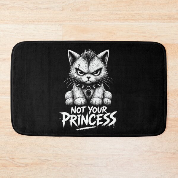 Item preview, Fierce Punk Cat with Anti-Princess Attitude designed and sold by Infinitee8hirts.