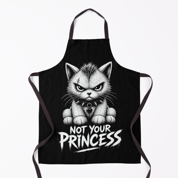 Item preview, Fierce Punk Cat with Anti-Princess Attitude designed and sold by Infinitee8hirts.