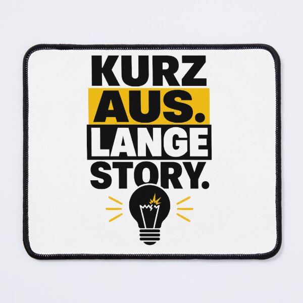Item preview, Funny Electrician Quote – “Kurz aus. Lange Story.” T-Shirt designed and sold by WattSarkasmus.