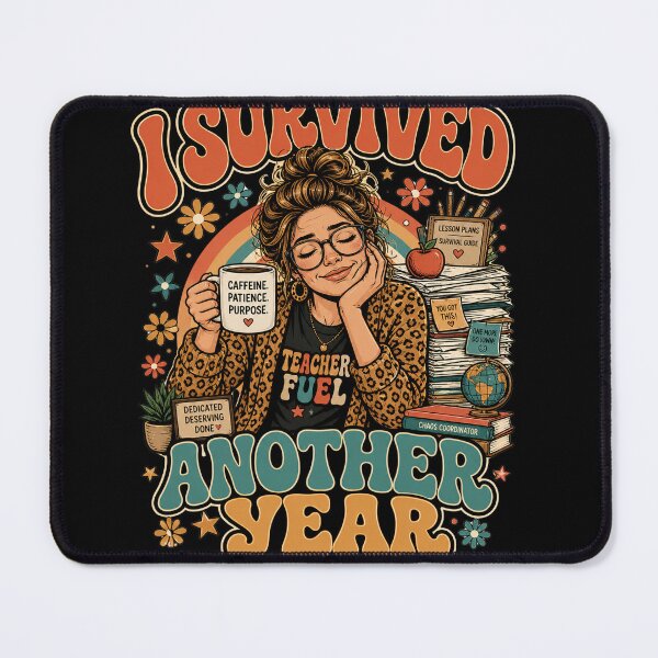 Item preview, Teacher Survival Shirt – I Survived Another Year – Funny Teacher Gift – Back to School Tee designed and sold by artdesingart.