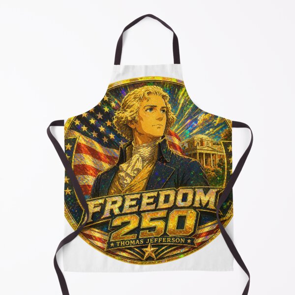 Item preview, Freedom 250th Anniversary United States of America Thomas Jefferson designed and sold by AmericaThreads.