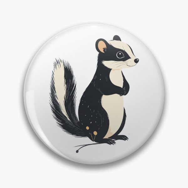 Item preview, Minimalist Cute Badger Character Portrait Wall Art Print designed and sold by BestChoiceService.