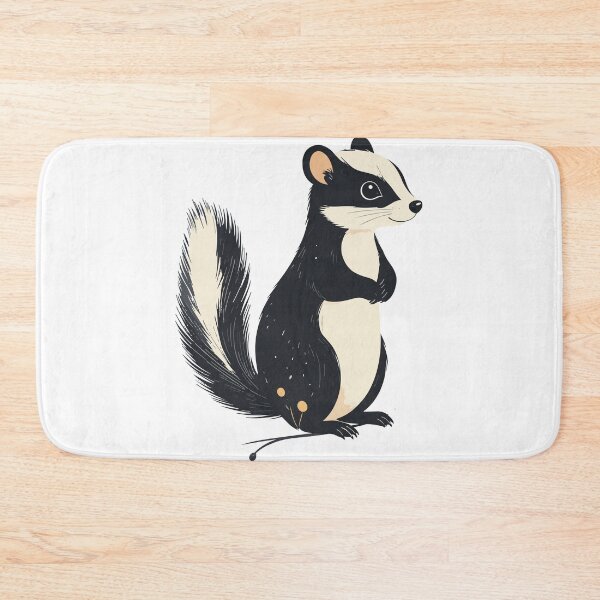 Item preview, Minimalist Cute Badger Character Portrait Wall Art Print designed and sold by BestChoiceService.