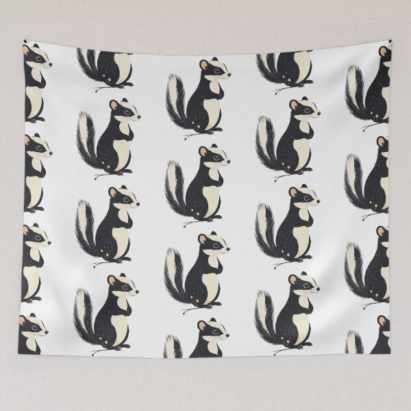 Item preview, Minimalist Cute Badger Character Portrait Wall Art Print designed and sold by BestChoiceService.