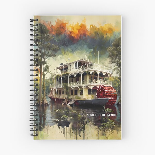 Item preview, SOUL OF THE BAYOU - Southern Riverboat Architecture designed and sold by Modern Nest Art.