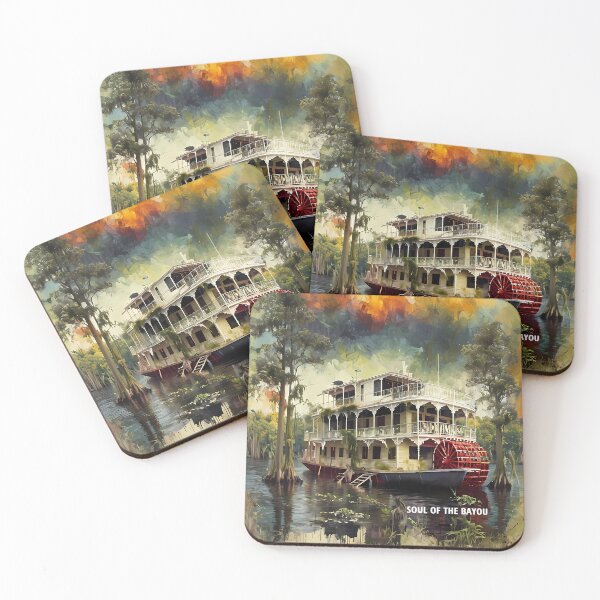 Item preview, SOUL OF THE BAYOU - Southern Riverboat Architecture designed and sold by Modern Nest Art.