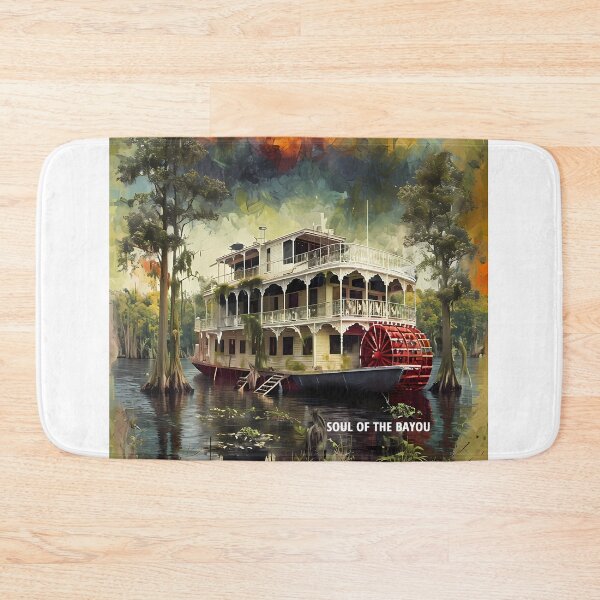 Item preview, SOUL OF THE BAYOU - Southern Riverboat Architecture designed and sold by Modern Nest Art.