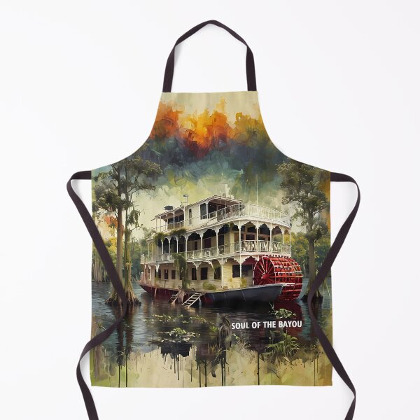 Item preview, SOUL OF THE BAYOU - Southern Riverboat Architecture designed and sold by Modern Nest Art.