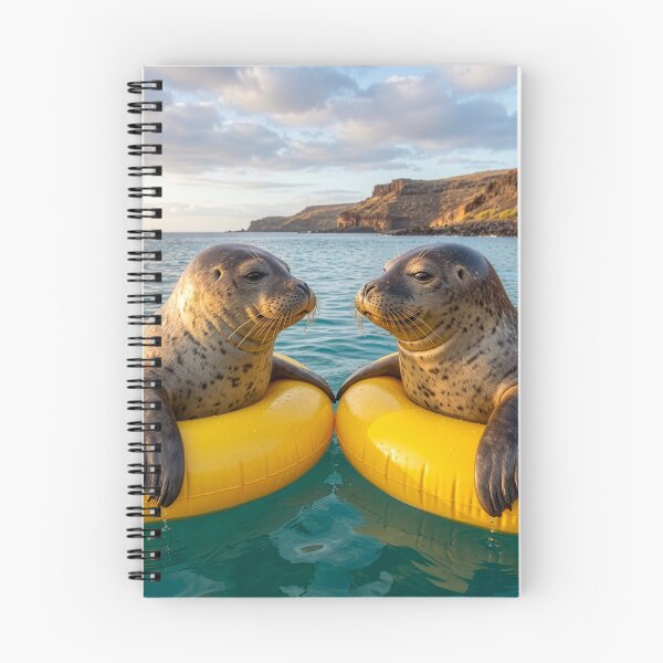Item preview, Mediterranean Monk Seals Float Near Canary Islands designed and sold by Tridentulus.
