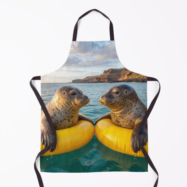 Item preview, Mediterranean Monk Seals Float Near Canary Islands designed and sold by Tridentulus.