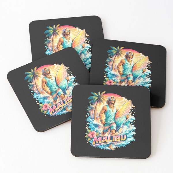 Item preview, Malibu Sunset Vibes – Tropical Beach Dream designed and sold by Les-Ink-Studio.