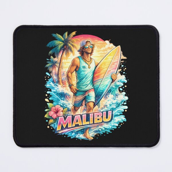 Item preview, Malibu Sunset Vibes – Tropical Beach Dream designed and sold by Les-Ink-Studio.