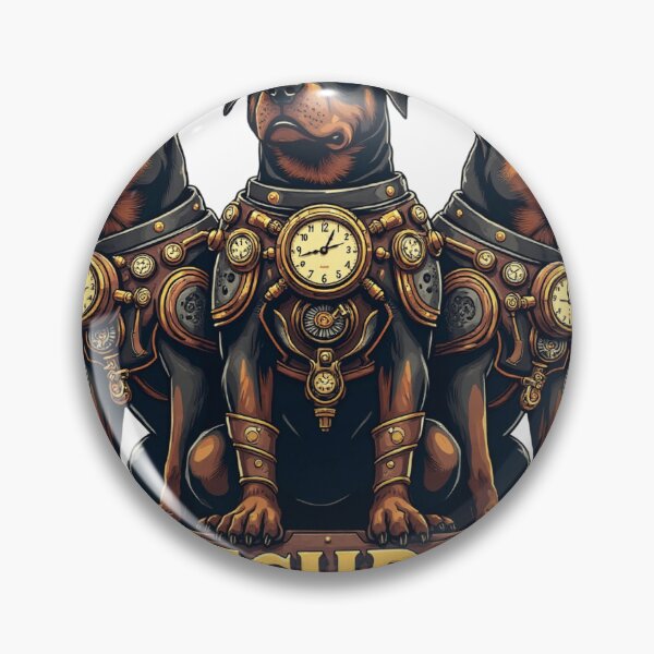 Item preview, Steampunk Watchdogs - Literal Timekeeper Guard Dogs designed and sold by M.Store.