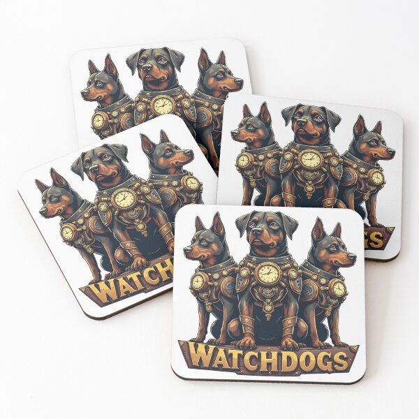 Item preview, Steampunk Watchdogs - Literal Timekeeper Guard Dogs designed and sold by M.Store.