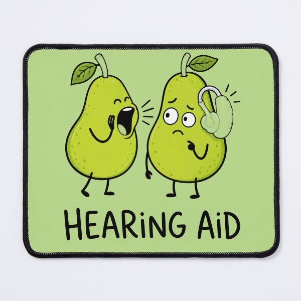 Item preview, Hearing Aid Pear Humor designed and sold by Na-q-sh.