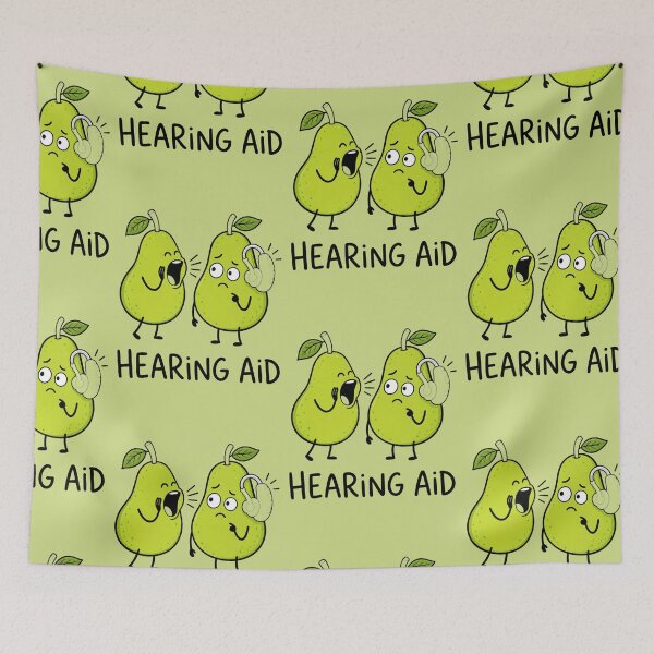 Item preview, Hearing Aid Pear Humor designed and sold by Na-q-sh.