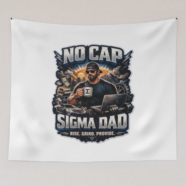 Item preview, Sigma Dad - No Cap Premium T-Shirt designed and sold by MerchlyMike.