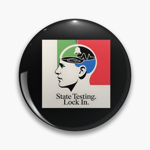 Item preview, Test Day State Testing Time to Lock In - Minimalist Teacher Tee designed and sold by DONT ASK CLUB.