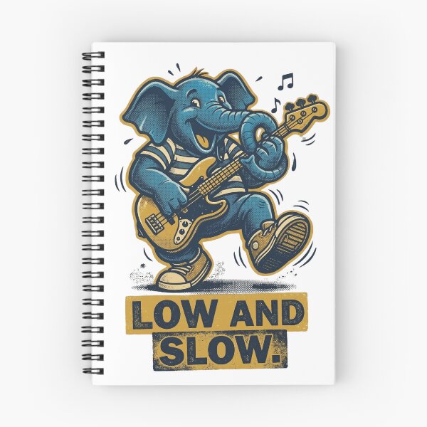 Item preview, Elephant Bass Guitar Tee designed and sold by Ortsas.