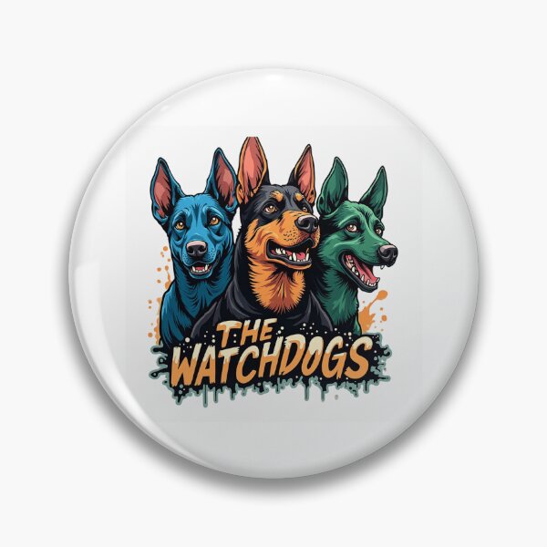 Item preview, The Watchdogs - Colorful Trio Pop Art Graphic designed and sold by M.Store.