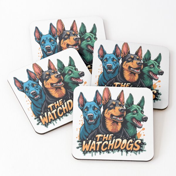 Item preview, The Watchdogs - Colorful Trio Pop Art Graphic designed and sold by M.Store.