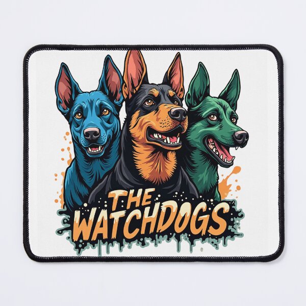 Item preview, The Watchdogs - Colorful Trio Pop Art Graphic designed and sold by M.Store.