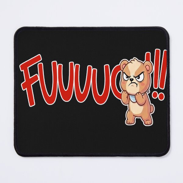 Item preview, Let go of your mood Fuuuuuck Cute Bear designed and sold by TeddybearClub.