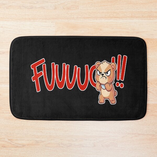 Item preview, Let go of your mood Fuuuuuck Cute Bear designed and sold by TeddybearClub.