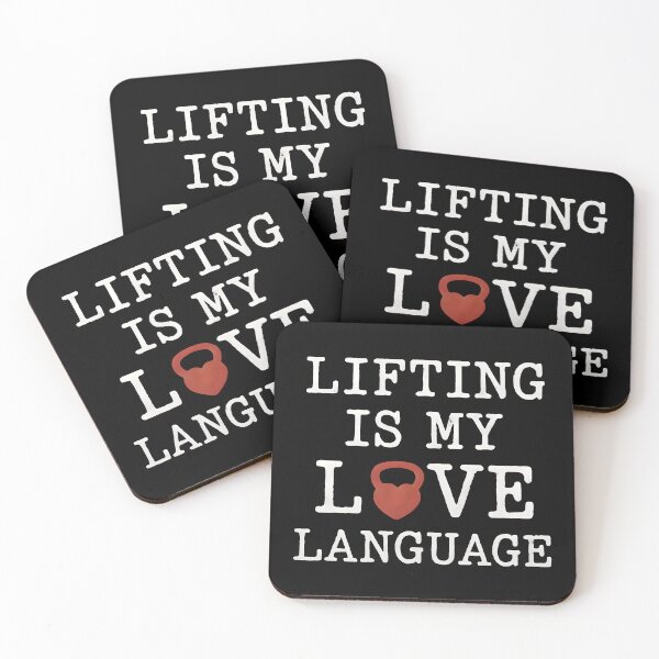 Item preview, Lifting Is My Love Language - Funny Gym Shirt Design designed and sold by Mouad-Doadi.