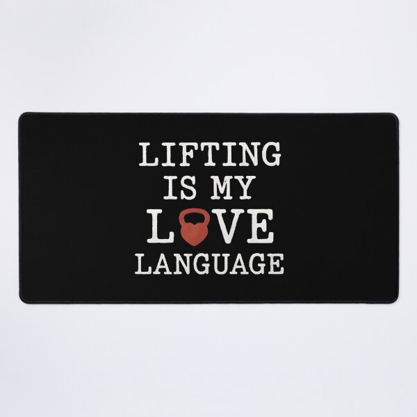 Item preview, Lifting Is My Love Language - Funny Gym Shirt Design designed and sold by Mouad-Doadi.