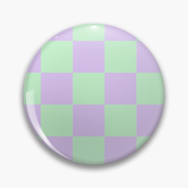 Item preview, Checkerboard Pattern – Purple Green Retro Pastel Aesthetic designed and sold by Colorblizz.