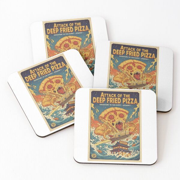 Item preview, Adventure to the Chippy Episode 1 Retro Monster Pizza Art designed and sold by WeAdventured.