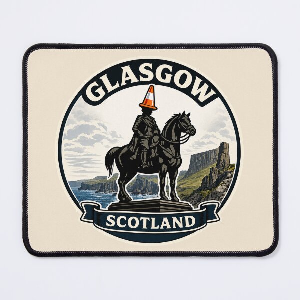 Item preview, Glasgow Scotland Cone Statue designed and sold by Myra365Art.