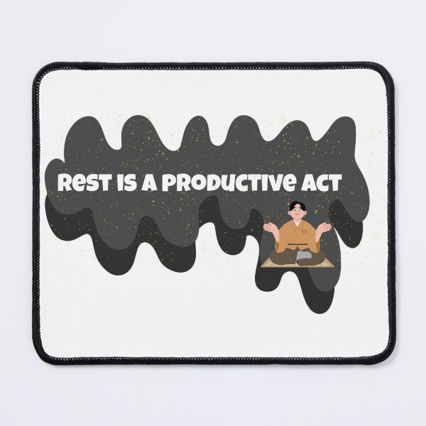 Item preview, Rest Is a Productive Act Quote | Anti Hustle Culture Design | Burnout Recovery & Mental Health Reminder designed and sold by Pandey14.