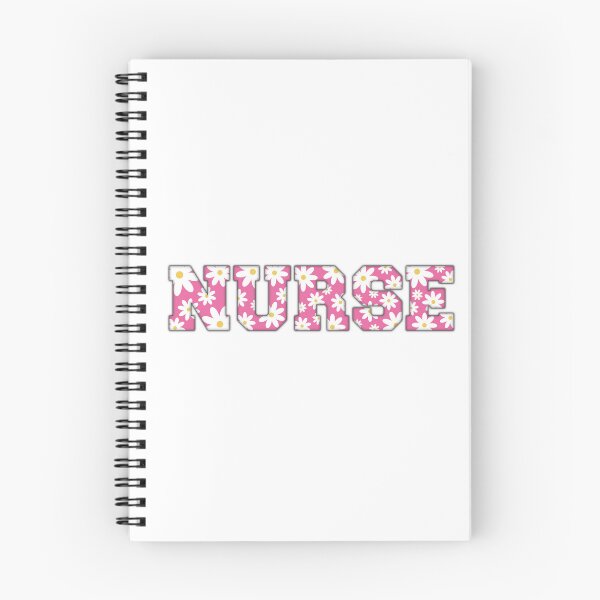 Item preview, NURSE | Pink Daisy Aesthetic Design Varsity Letters Embroider designed and sold by Nesstitches.
