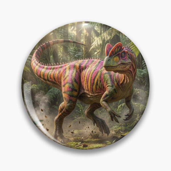 Item preview, Dilophosaurus in a Primordial Forest Clearing designed and sold by Tridentulus.