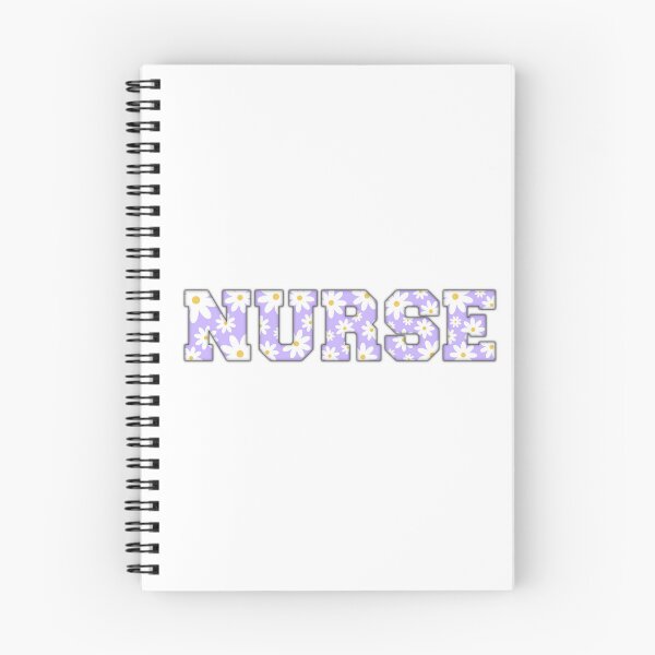 Item preview, NURSE | Purple Daisy Aesthetic Design Varsity Letters Embroider designed and sold by Nesstitches.