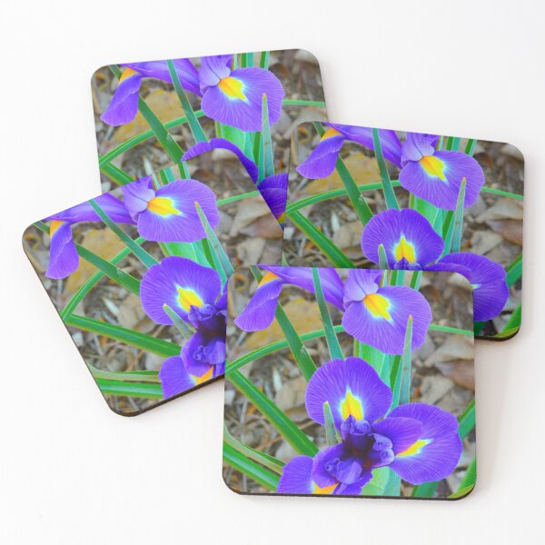 Item preview, Vibrant Purple Irises in Bloom Vertical designed and sold by LisaWootenPhoto.