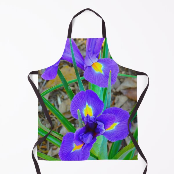 Item preview, Vibrant Purple Irises in Bloom Vertical designed and sold by LisaWootenPhoto.