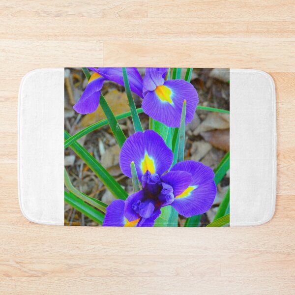 Item preview, Vibrant Purple Irises in Bloom Vertical designed and sold by LisaWootenPhoto.