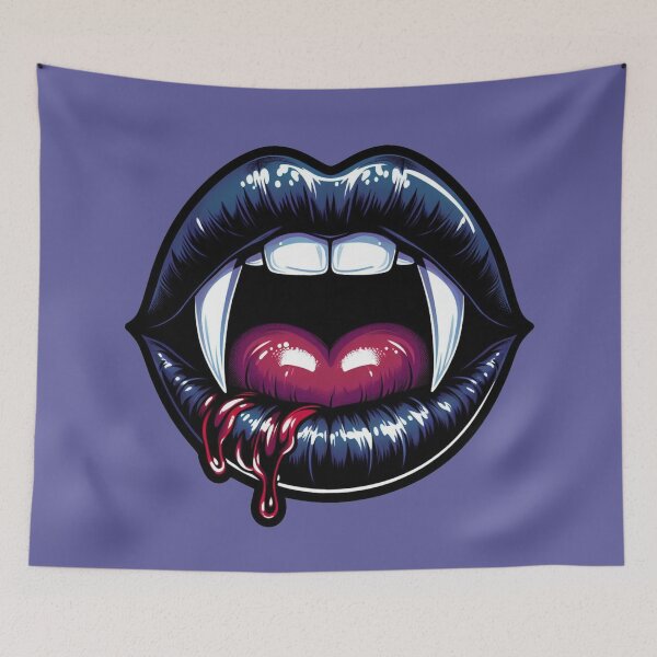Item preview, Vampire Lips designed and sold by NerdiPop.
