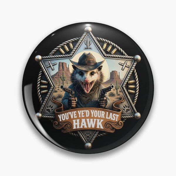 Item preview, You Just Need Your Last Haw, Funny Western Cowboy opossum designed and sold by gear-posters.
