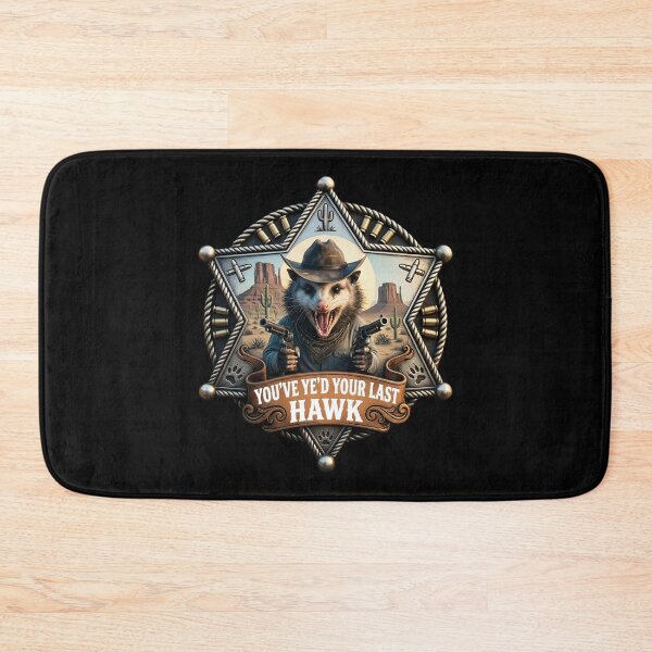 Item preview, You Just Need Your Last Haw, Funny Western Cowboy opossum designed and sold by gear-posters.