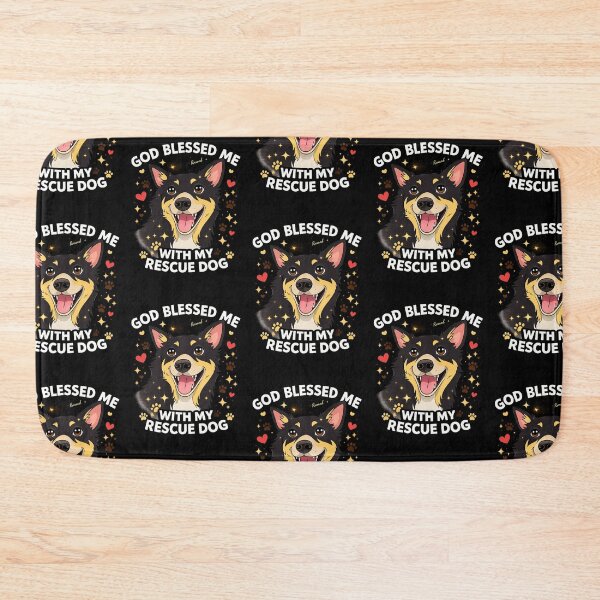 Item preview, God Blessed Me with My Rescue Dog Shirt – Christian Dog Lover Cute Faith Tee designed and sold by ArtsBorn2Create.