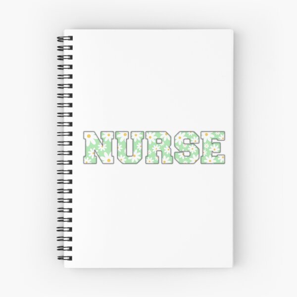 Item preview, NURSE | Green Daisy Aesthetic Design Varsity Letters Embroider designed and sold by Nesstitches.