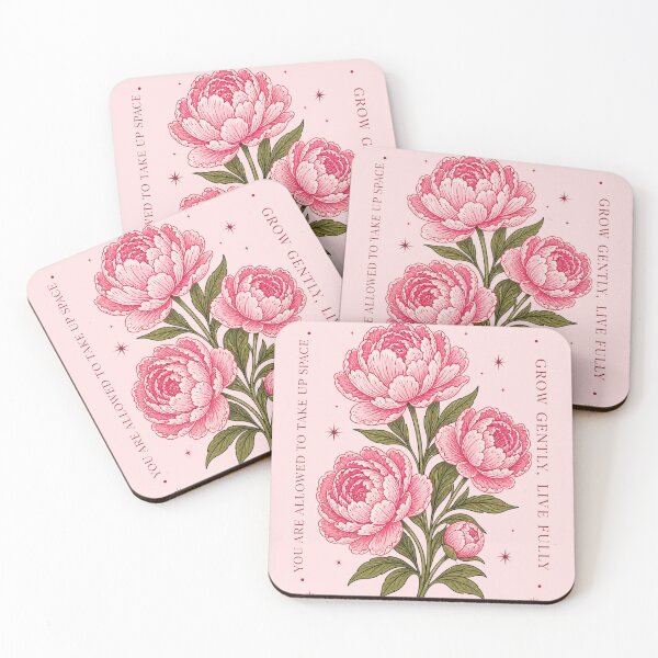 Item preview, Peony - Bloom Softly designed and sold by Ranasko.
